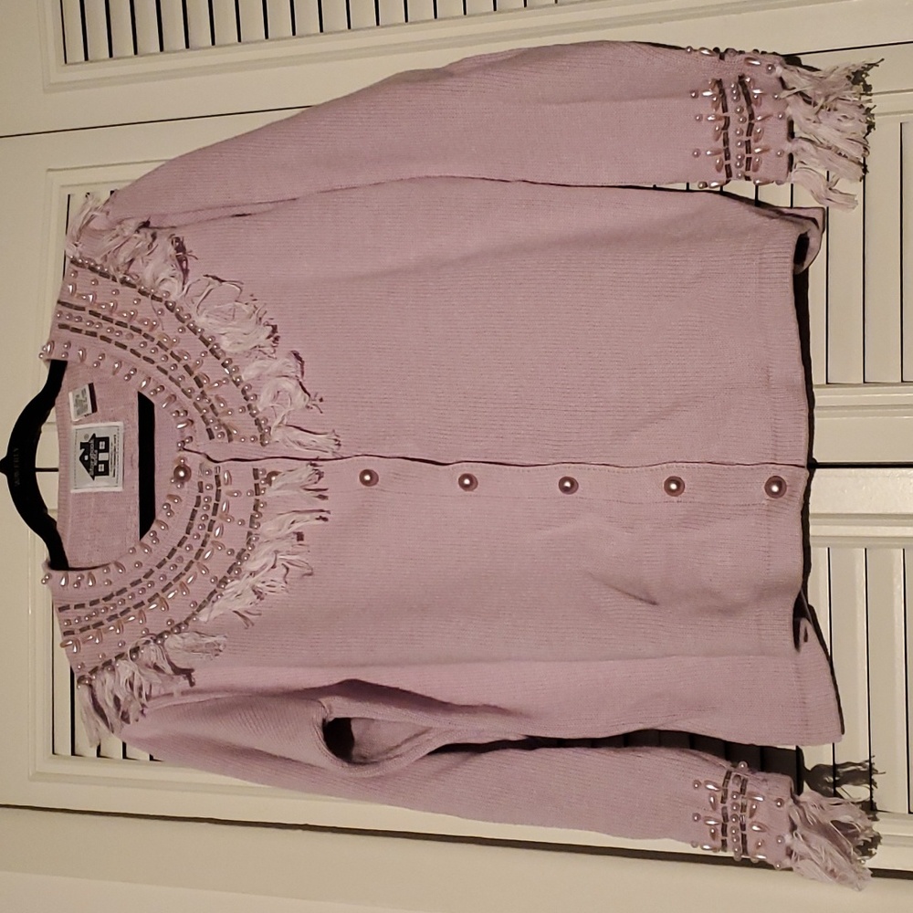 Like new! Vintage Storybook Knits Diamante Diva beaded sweater